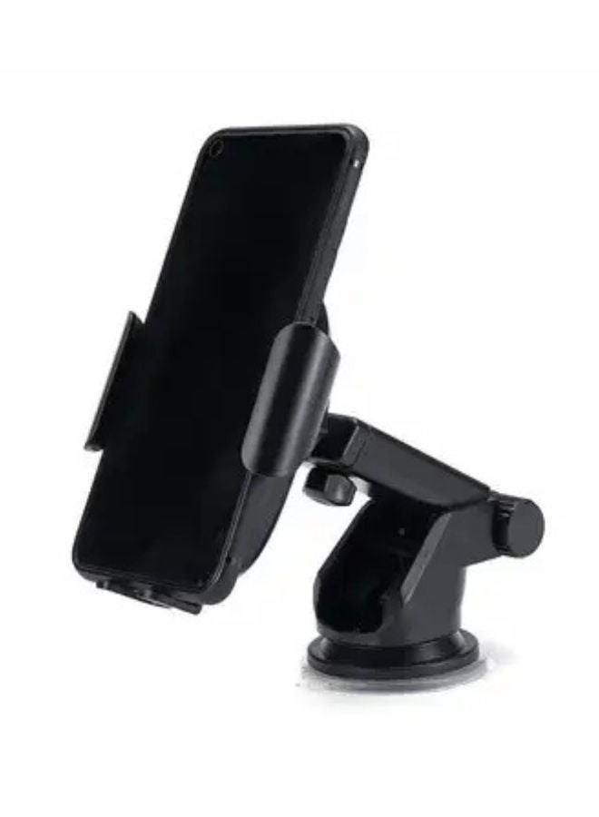 iSmart Universal Wireless Car Charger With Mount Bracket Smartphones Holder Infrared Sensing Wireless Fast Charging Vehicle Dock, 3in1 Air Vent, Dashboard and Rear View - Image 5