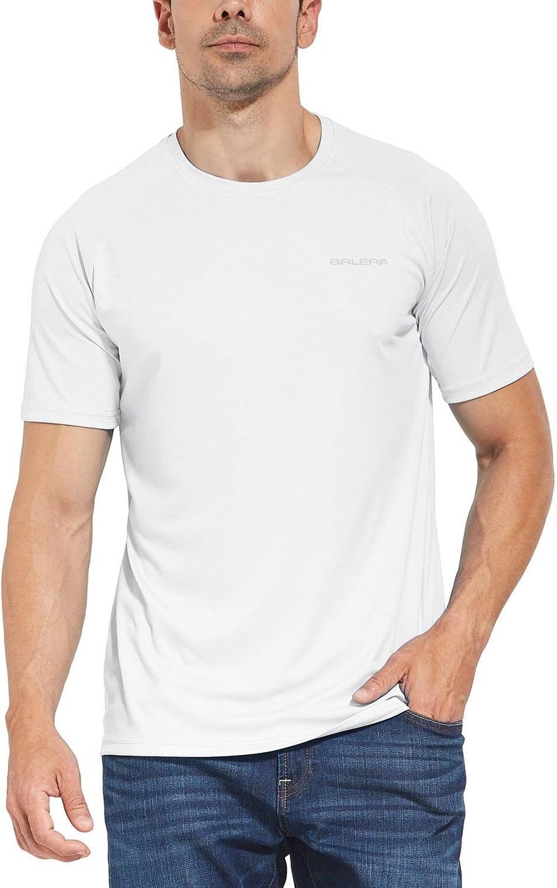 Baleaf Men's Sun Protection Shirts UV SPF UPF 50+ Long Sleeve Rash Guard Fishing Running Quick Dry Lightweight - Image 1