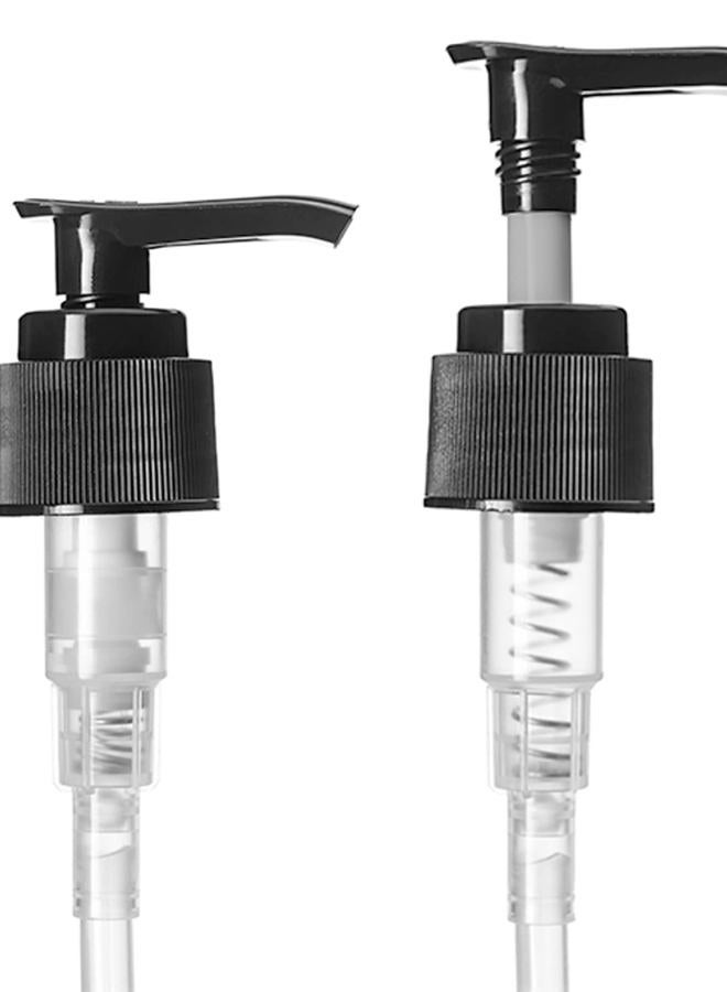 Aromine 8oz Plastic Clear Bottles (6 Pack) BPA-Free Squeeze Containers with Pump Cap, Labels Included - Image 3