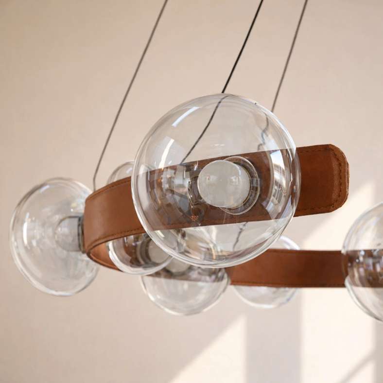 Pan Home Aether 12-Light 3W LED Pendant Lamp 3000k Warm Light 85x170cm - Brown - 181AIC9904510 - Image 3