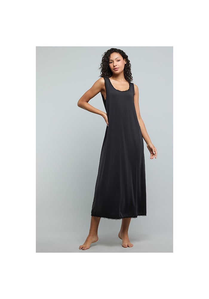 R&B Solid Night Slip Dress - Image 1