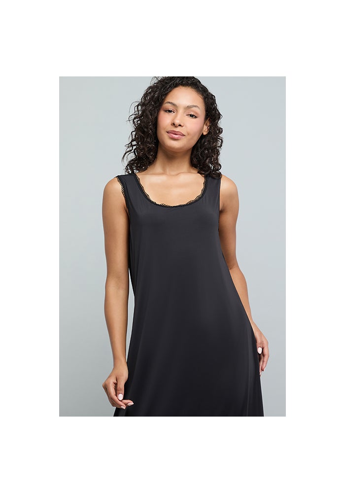 R&B Solid Night Slip Dress - Image 3