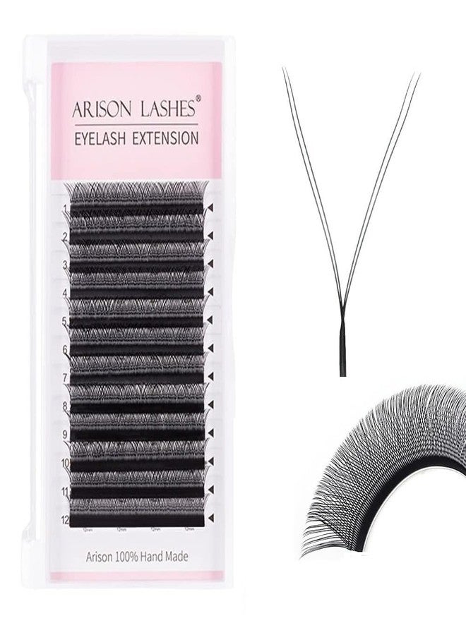 Arison Lashes YY Eyelash Extension y Lashes 0.05mm C Curl 15mm Premade Fans Volume Y Shape Faux Mink Matte 12 rows Cluster pre Fanned Soft Eye Lashes - Image 1