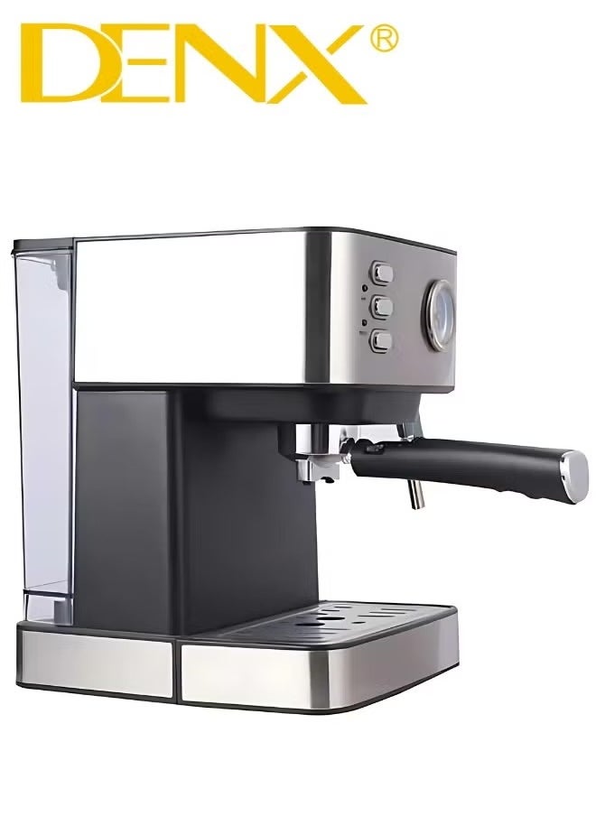 دينكس ماكينة صنع القهوة من DENX (الموديل DX2093)  قوة 850 واط   باستخدام القهوة المطحونة أو الكبسولات  - Image 3