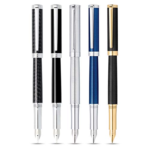 Sheaffer Intensity Carbon Fiber Fountain Pen with Chrome-Plated Trim and Fine Nib - Image 4