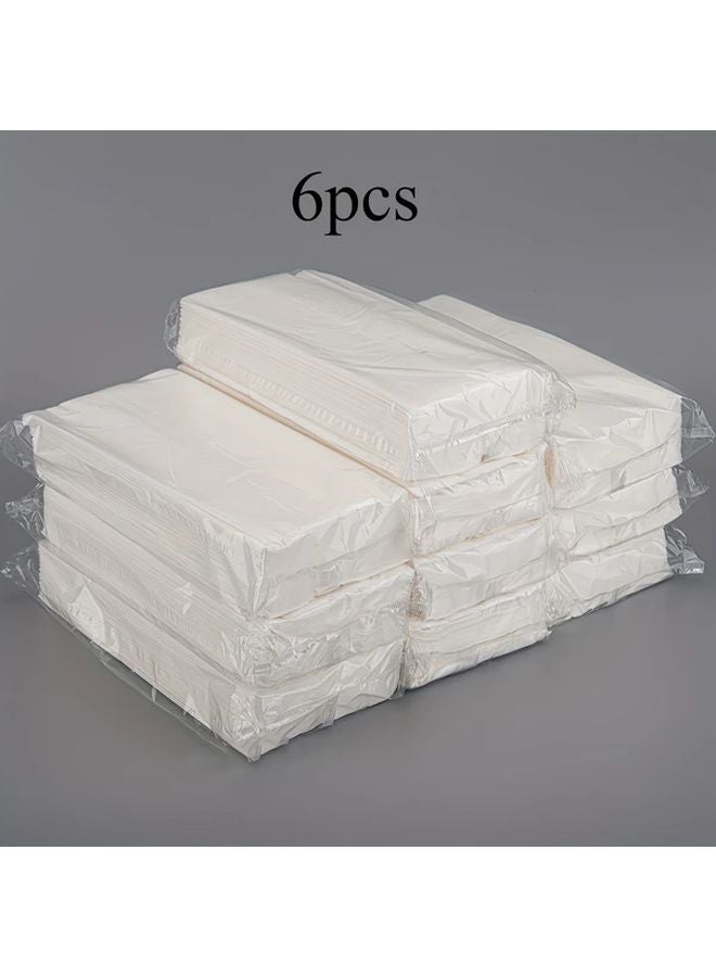 6pcs Car Sun Visor Napkin Replacement Packets 180 Sheets Travel Accessories - Image 1