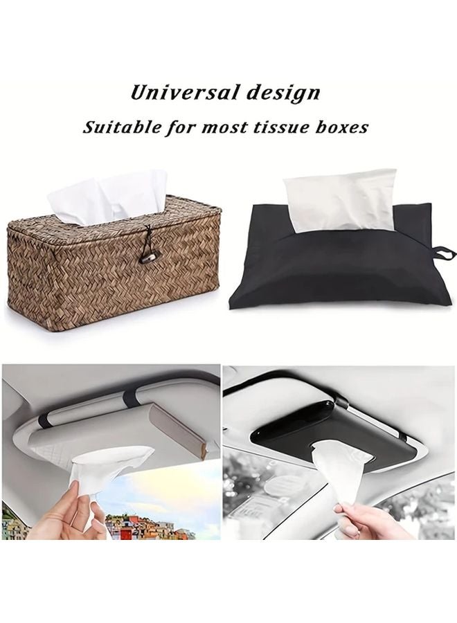 6pcs Car Sun Visor Napkin Replacement Packets 180 Sheets Travel Accessories - Image 2