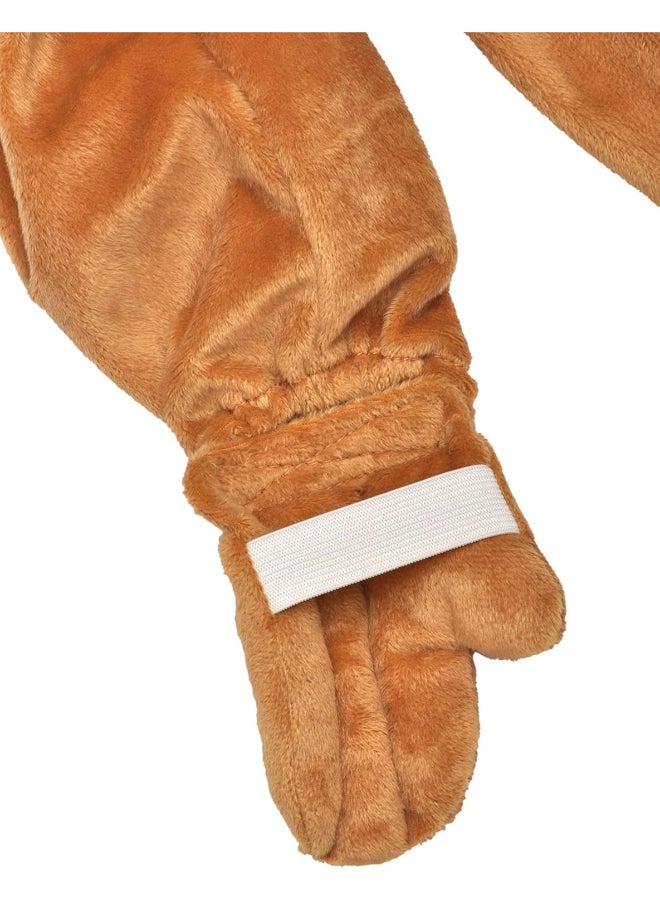 Ciao Scooby-Doo Baby Costume 1-2 Years | Toddler Cartoon Character Fancy Dress Jumpsuit with Bonnet | Cute Puppy Outfit for Kids - Image 4