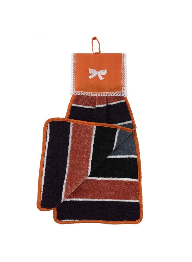 Kuber Industries Hanging Cotton 4 Pieces Cotton Washbasin Napkin/Hand Towel for Kitchen and Bathroom (Multi) - CTKTC45596 - Image 4