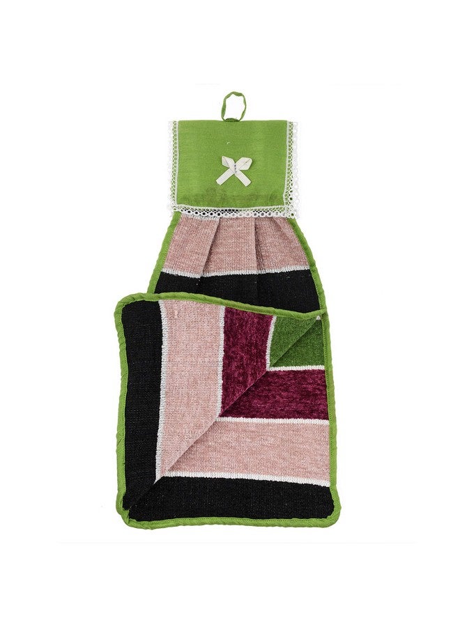 Kuber Industries Hanging Cotton 4 Pieces Cotton Washbasin Napkin/Hand Towel for Kitchen and Bathroom (Multi) - CTKTC45596 - Image 5