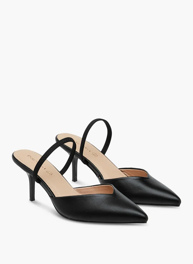 بابريكا Pointed Toe Slip-On Shoes with Stiletto Heels