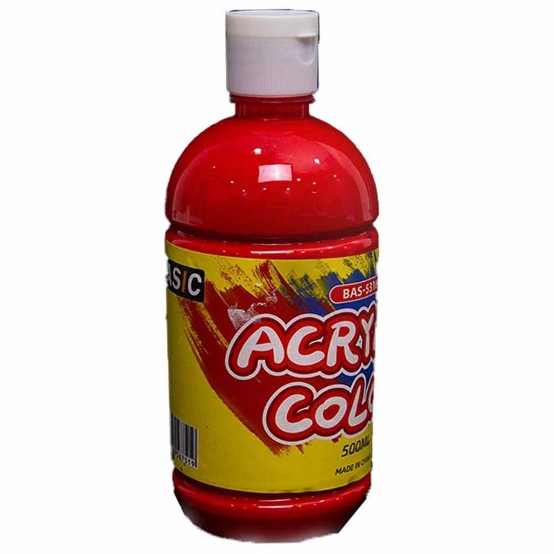 Acrylic Color 500ml- Red