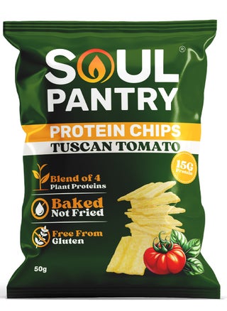 Soul Pantry Tuscan Tomato Chips | High Protein Chips, Low Calorie, Gluten-Free, Vegan, Non-GMO | Healthy Snacks, Vegan Chips (Pack of 1) - pzsku/Z81013812709247331842Z/45/_/1731485584/83652e88-8ebb-4505-810d-3531a225d8b4
