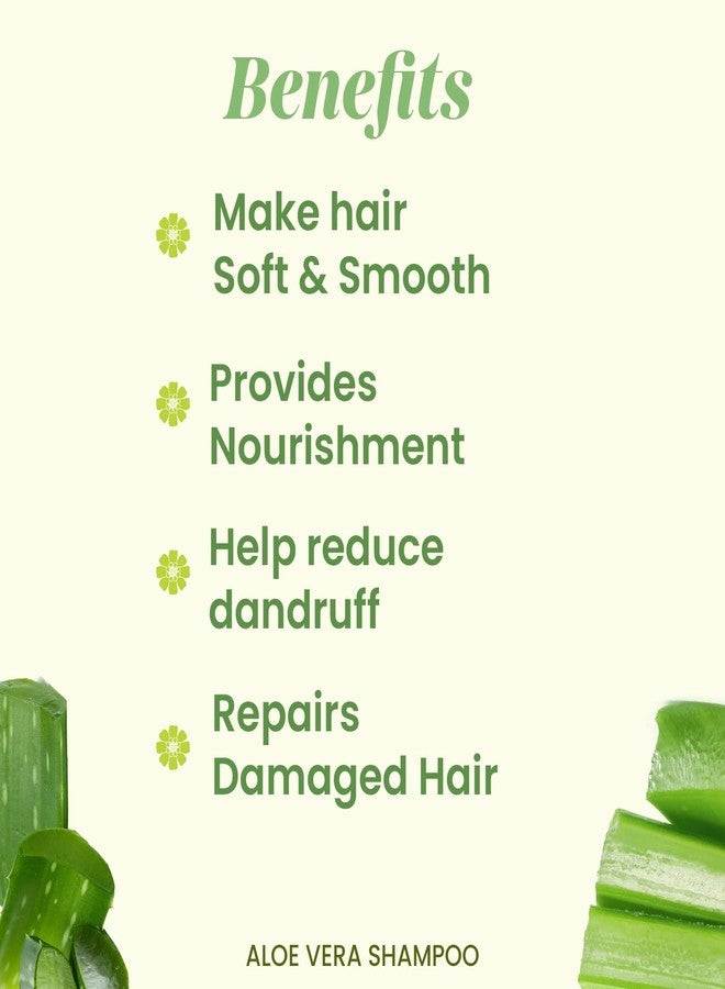 VITMINVEDA Aloe Vera Shampoo 200ml | Natural Hair Cleanser for Dandruff | Hair fall | Scalp Irritation | No-Chemicals No-Paraben No-SLS - Image 2