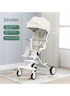 Generic Luxury Lightweight Baby Stroller | Portable Four-Wheel Design for Newborns & Infants | Easy-Fold, Travel-Friendly | Premium Safety Features  - Image 4
