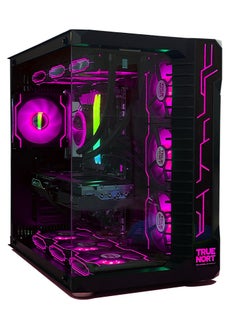 تروينورت كمبيوتر ألعاب لوسيد نوفا (Lucid Nova Gaming PC)، معالج إنتل كور i7-14700F بـ 20 نواة و28 خيط معالجة، بطاقة رسومات إنفيديا GeForce RTX 4070 بسعة 12 جيجابايت، ذاكرة رام DDR5 بسعة 32 جيجابايت (2×16) بسرعة 6000 ميجاهرتز، وحدة تخزين SSD NVMe M.2 بسعة 2 تيرابايت، نظام ويندوز 11 برو، وصندوق TRUENORT أسود بإضاءة RGB.  - Image 1