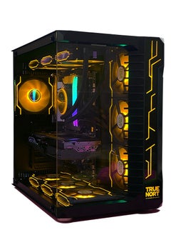 تروينورت كمبيوتر ألعاب لوسيد نوفا (Lucid Nova Gaming PC)، معالج إنتل كور i7-14700F بـ 20 نواة و28 خيط معالجة، بطاقة رسومات إنفيديا GeForce RTX 4070 بسعة 12 جيجابايت، ذاكرة رام DDR5 بسعة 32 جيجابايت (2×16) بسرعة 6000 ميجاهرتز، وحدة تخزين SSD NVMe M.2 بسعة 2 تيرابايت، نظام ويندوز 11 برو، وصندوق TRUENORT أسود بإضاءة RGB.  - Image 2