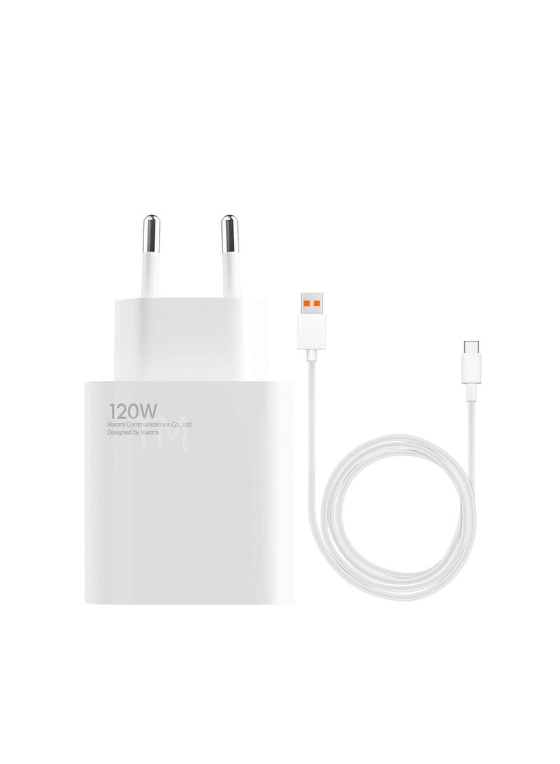 120W Fast Charger for Xiaomi 15 14T 13T 14 13 12 12t 12s Pro Lite Compatible 67W Redmi Note K80 K70 K60 K50 14 14 Pro 13 13 Pro 12 11 Pro Plus Black Shark 3 4 5 Poco X7 X6 X5 X4 GT F6 F5 F4 Mi Turbo - Image 1