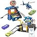 Fistone Kids Parking Car Wash Playset Includes Play Mat and 3 ColorChanging Cars Fun Racing Car Wash Toy for Children - Image 2