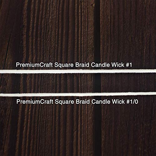 PremiumCraft Square Braid Cotton Candle Wick - #1 - Image 3