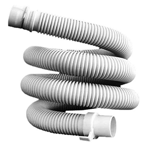 MLD Extension washing machine Flexible drain drainage Waste Water Outlet long plastic Hose Pipe Extension Pipe Fully & Semi Automatic Extension Pipe 2 meter - Image 1