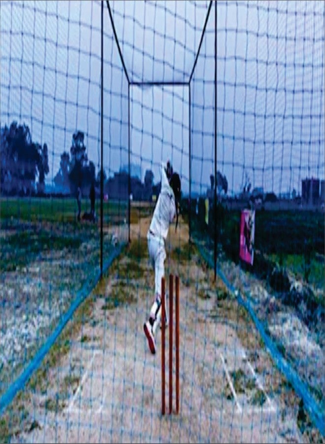 NETYLON Cricket Net 1.5mm (10 Ft x 70 Ft) HDPE, UV Treated Outdoor Practice Netting, Heavy-Duty Sports Net for Cricket Enclosure, Boundary, Garden Fence & Training Blue - Image 5