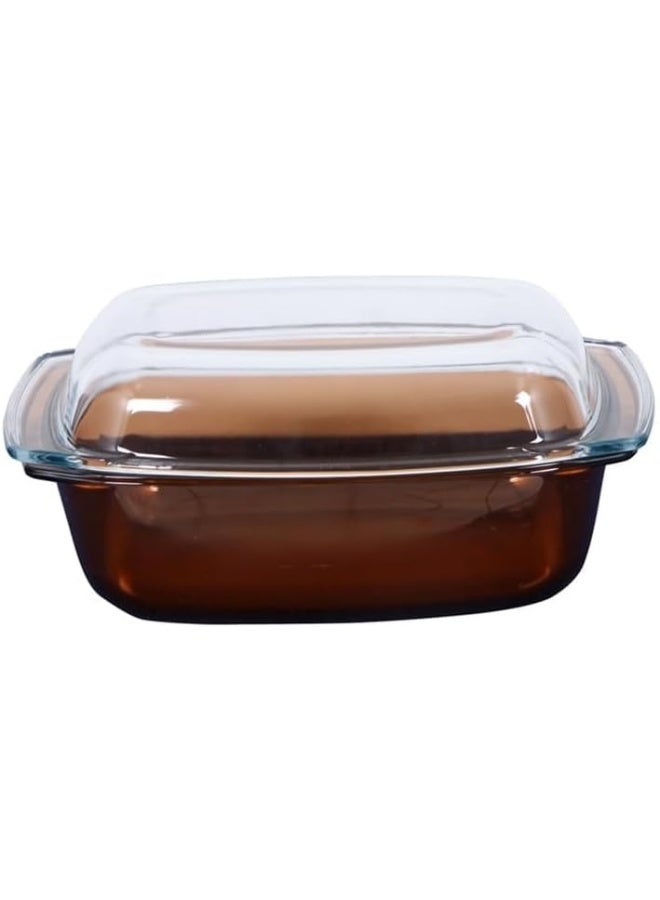 Termisil Termisil Borosilicate Glass Rectangular Casserole with Lid  - Image 3