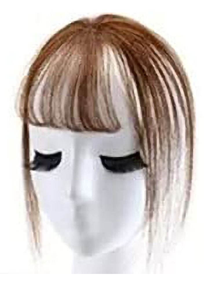 Estelle Needle Replacement Hair Piece, Invisible Fake Bangs on the Head, Real Hair 3d Air Bangs Wig Piece (#4_Style02) - Image 1