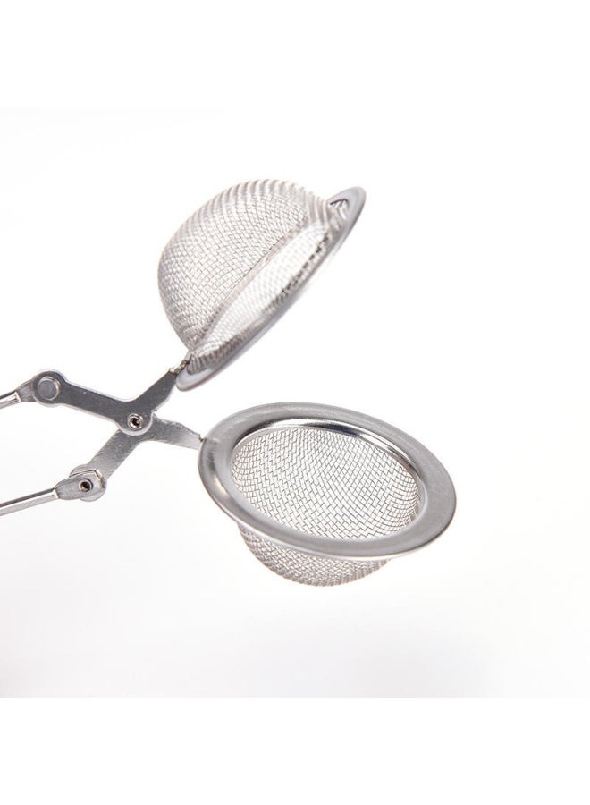 Stainless Steel Spoon Tea Ball Infuser Filter Squeeze Leaves Herb Mesh Strainer  - Image 3