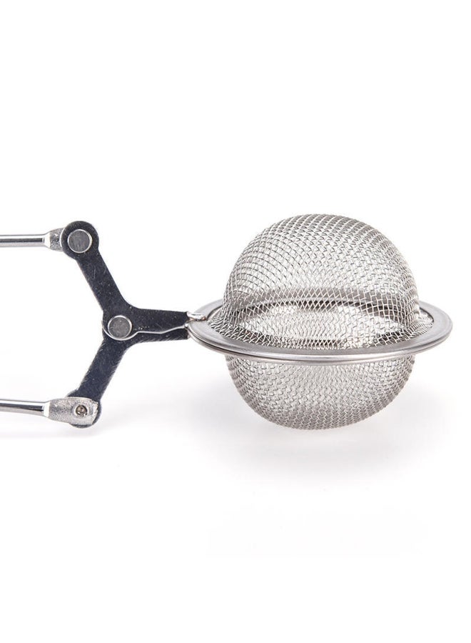 Stainless Steel Spoon Tea Ball Infuser Filter Squeeze Leaves Herb Mesh Strainer  - Image 4