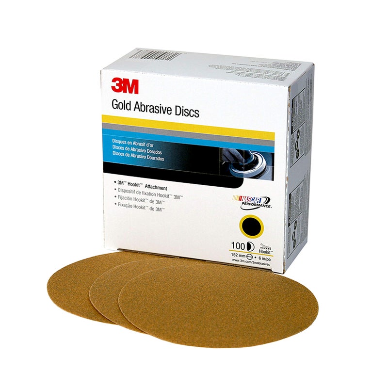 3M Hookit Gold Disc 216U, 00916, 3 in, P220 Grade, 50 Discs, Automotive Abrasive Discs - Image 3