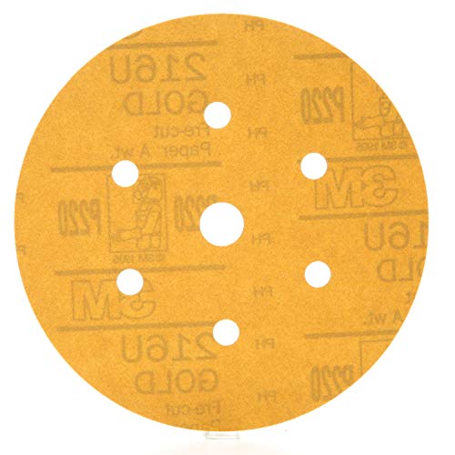 3M Hookit Gold Disc 216U, 00916, 3 in, P220 Grade, 50 Discs, Automotive Abrasive Discs - Image 2