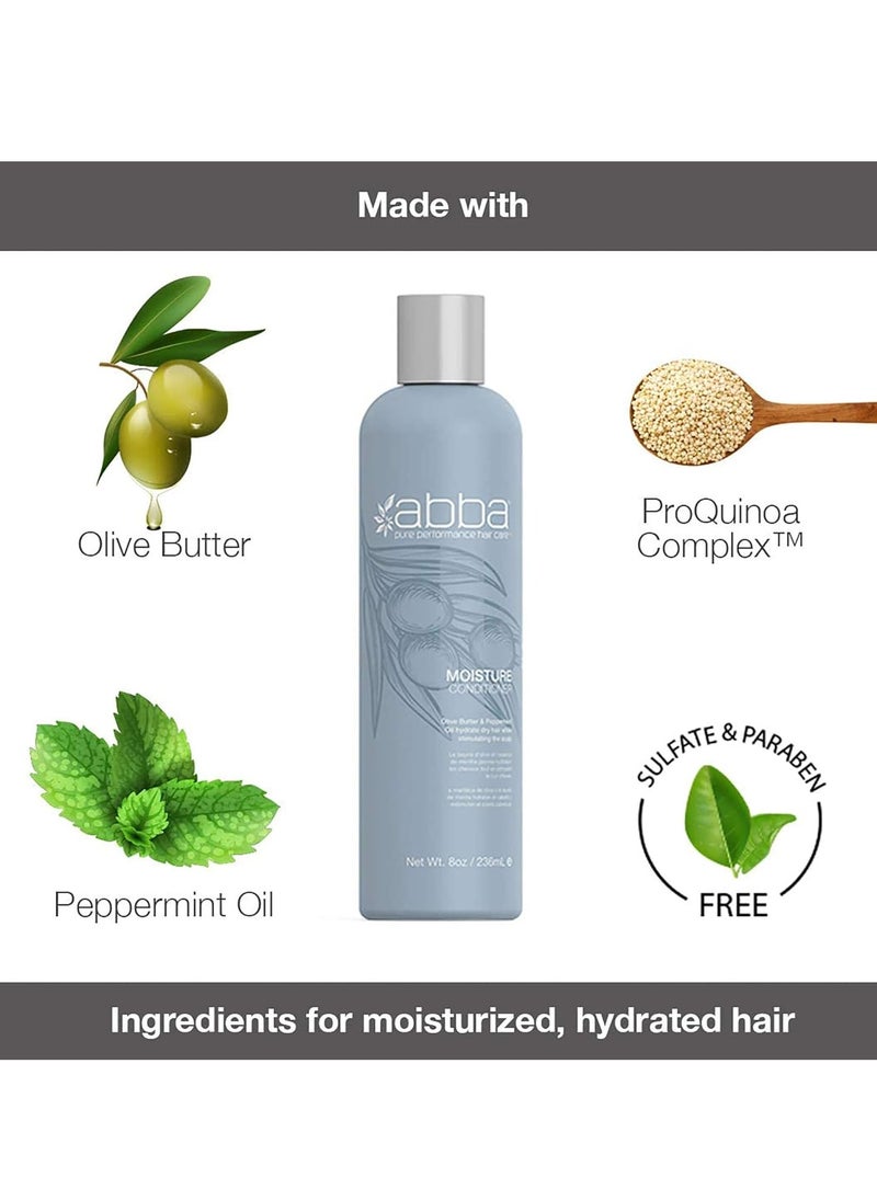 ABBA ABBA - Pure Moisture Shampoo - Olive Butter & Peppermint Oil  - Image 2