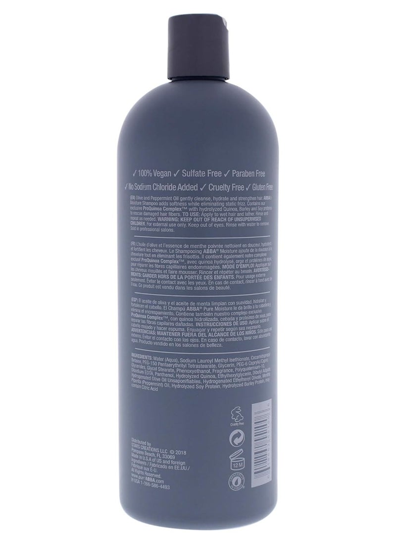 ABBA ABBA - Pure Moisture Shampoo - Olive Butter & Peppermint Oil  - Image 3