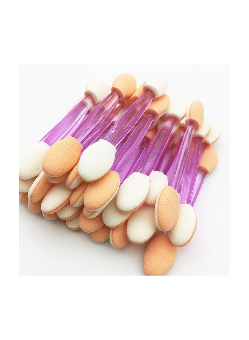 سبيس شوب 10 قطع من فرش ظلال العيون للاستخدام مرة واحدة فرش ظلال العيون للاستخدام مرة واحدة أدوات وضع ظلال العيون للاستخدام مرة واحدة إسفنجات فرش مكياج العيون - Image 1