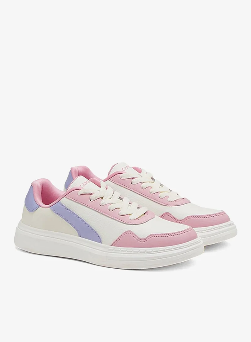 Campus DROID Women Droid Memory Foam Lace-Up Sneakers-Off White for Women | Best Price UAE