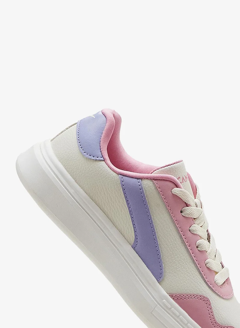 Campus DROID Women Droid Memory Foam Lace-Up Sneakers-Off White for Women | Best Price UAE