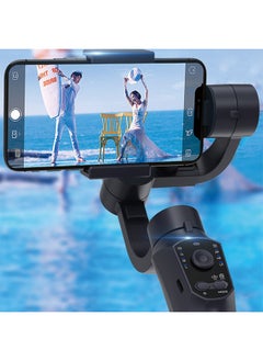 ماركة غير محددة مثبت F10 Pro ثلاثي المحاور مع التحكم في التطبيق (أسود) - 440 جرام، بطارية 3600 مللي أمبير في الساعة، نطاق 330 درجة، وقت عمل 8-10 ساعات، متوافق مع الهواتف بعرض 6-8 سم  - Image 4