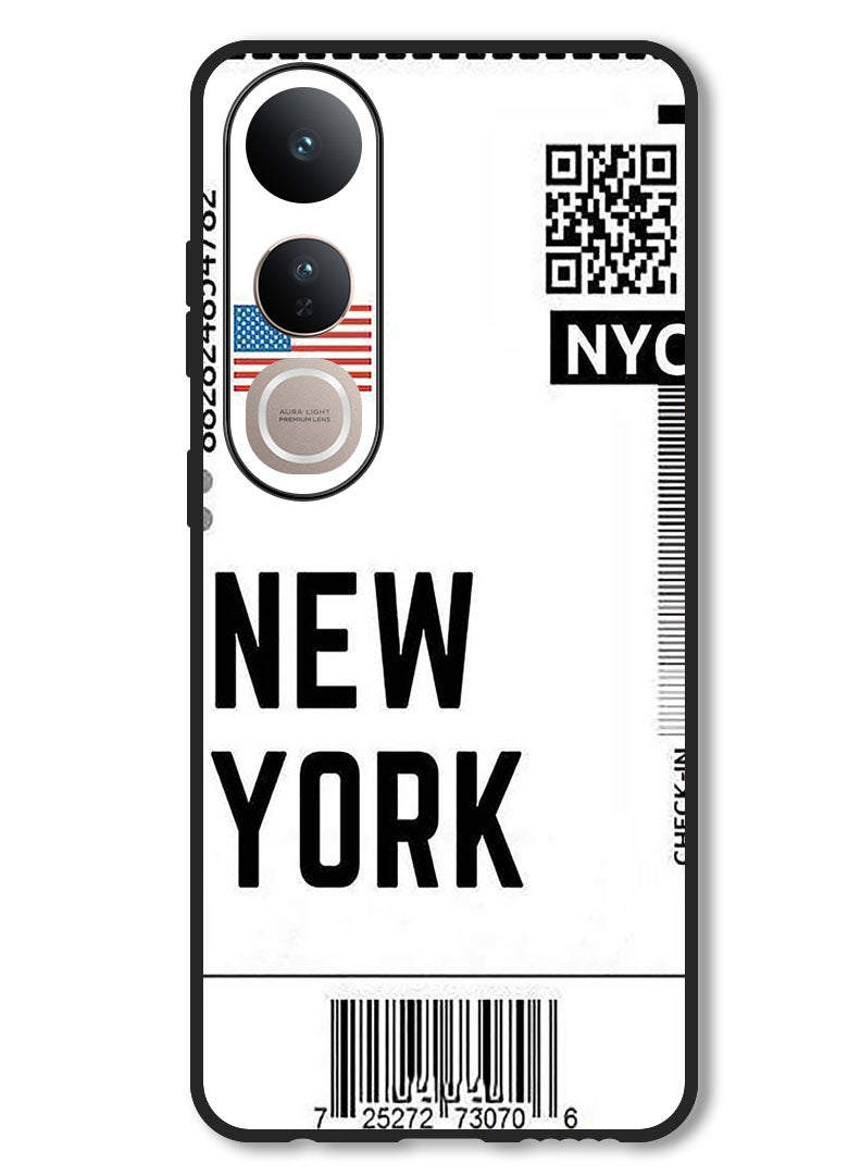Theodor Case Compatible with Vivo V50 Lite Protection Shockproof Bumper Cover NYC - Image 1