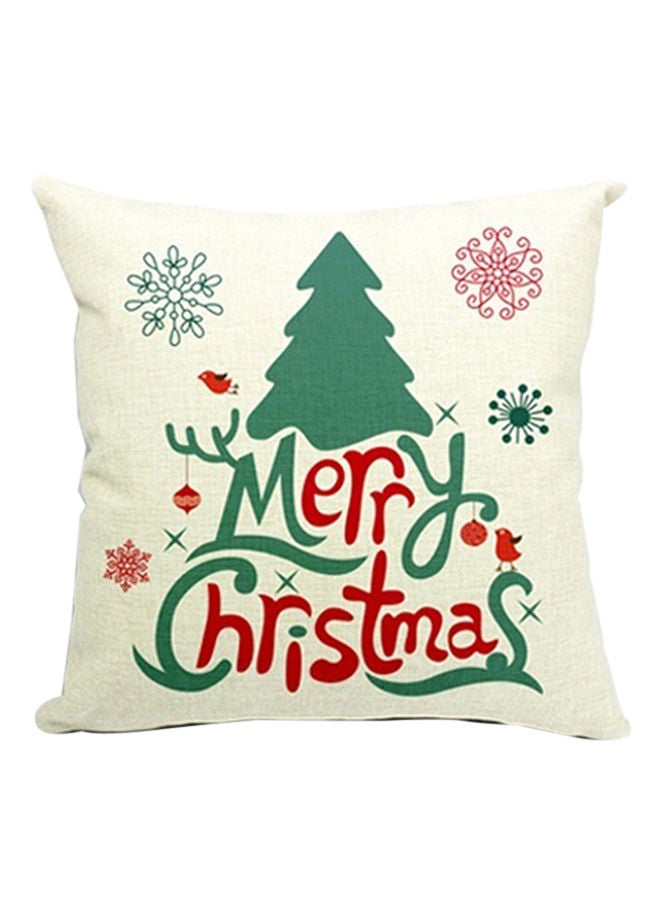 NIBEMINENT Cartoon Pattern Theme Throw Pillow Cover Red/White 45x45centimeter - Image 1