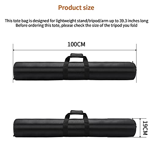 SUPON 39in/100cm Tripod Carrying Case, Heavy Duty Nylon Bag with Shoulder Strap, Padded for Light Stand, Tripods, Monopods, Umbrellas, Softboxes, Boom Stand, Speaker Stands, Mic Stands - Image 4
