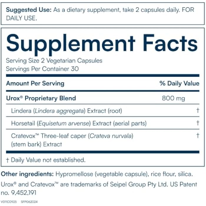 Purity Products MyBladder Support Formula by Purity Products - Promotes Normal Bladder Control, Strength, Tone & Urinary Tract Health - For Men and Women - Clinically Studied 840mg Patented Blend - 60 Veg Caps (1) - Image 2
