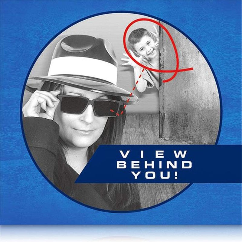 Art Creativity Spy Glasses for Kids (Set of 3) See Behind You Sunglasses with Rear View Mirrors - Fun Party Favors, Detective Gadgets, Secret Agent Costume Props, Gift Idea for Boys and Girls Blue - Image 2