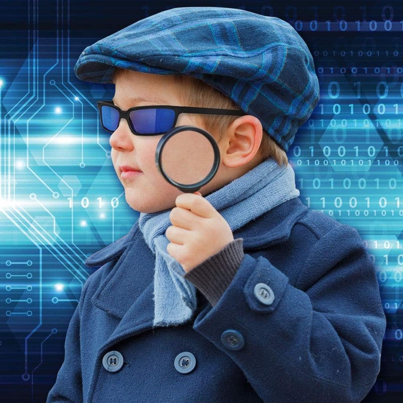 Art Creativity Spy Glasses for Kids (Set of 3) See Behind You Sunglasses with Rear View Mirrors - Fun Party Favors, Detective Gadgets, Secret Agent Costume Props, Gift Idea for Boys and Girls Blue - Image 5