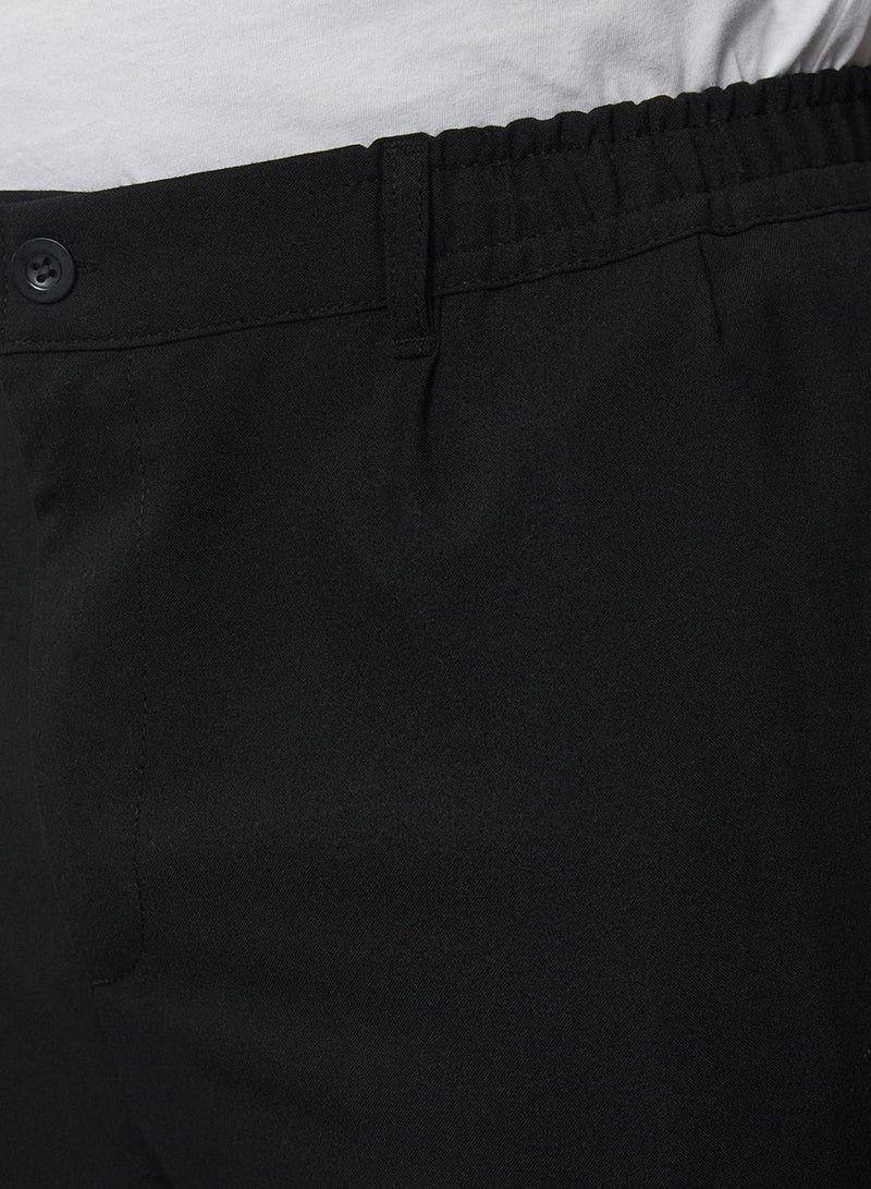 trendyol Black LARge Size Wideleg Trousers - Image 2