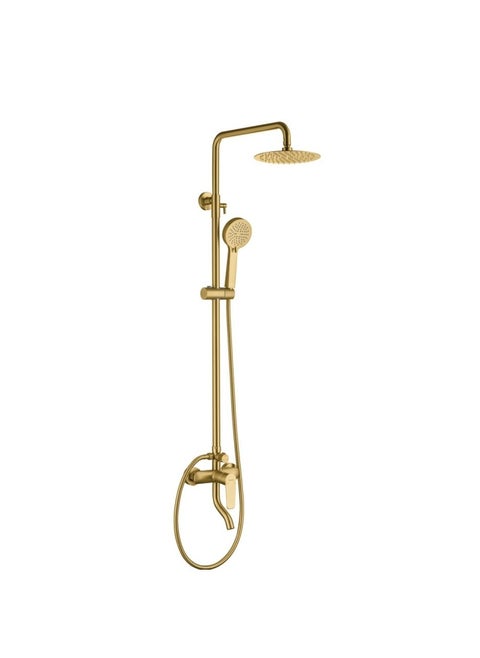 Milano Calli Rain Shower Column-Complete Set Snow Gold -Made In China