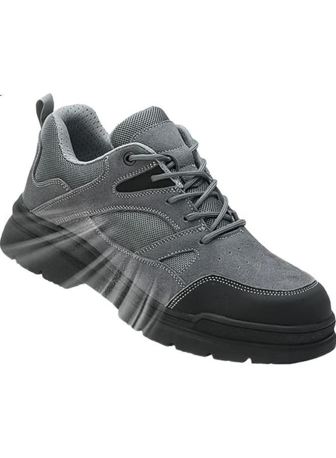 Dinggu أحذية السلامة للعمل من دنجو للرجال بأسلوب جديد، مضادة للرائحة، مضادة للكسر، مضادة للطعن، رأس فولاذي 1115Huibu38 - Image 2