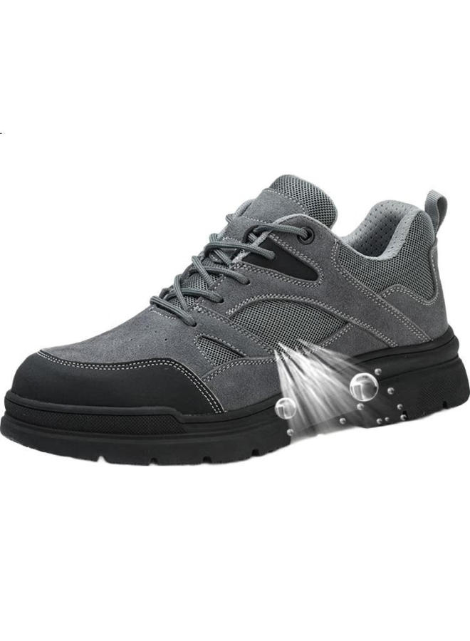 Dinggu أحذية السلامة للعمل من دنجو للرجال بأسلوب جديد، مضادة للرائحة، مضادة للكسر، مضادة للطعن، رأس فولاذي 1115Huibu38 - Image 3