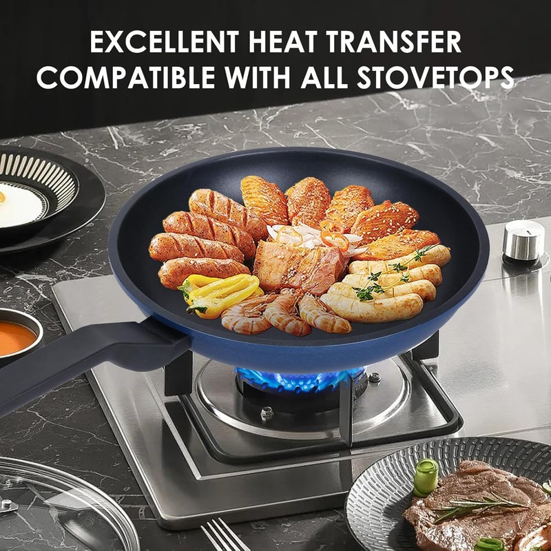 Legacy Culinaryware Nonstick Frying Pan Skillet,8 Inch Frying Pan Skillet,Egg pans,Omelette Pan,PFOA Free,Kitchen Pots Induction Pot - Image 2