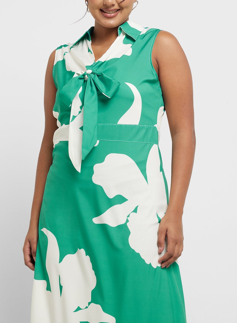 Ginger Plus Floral Print Oversize Shirt & Pant Co-Ord Set - Image 3